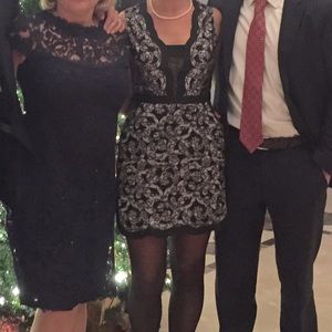 BCBG Black Lace Mini dress